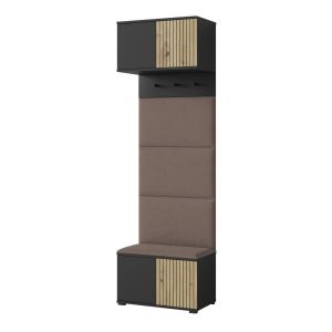 Siedzisko z lamelami Rosario 5 Trinity 06 czarny artisan 342073 Siedzisko z lamelami Rosario 5 Trinity 06 czarny artisan 342073