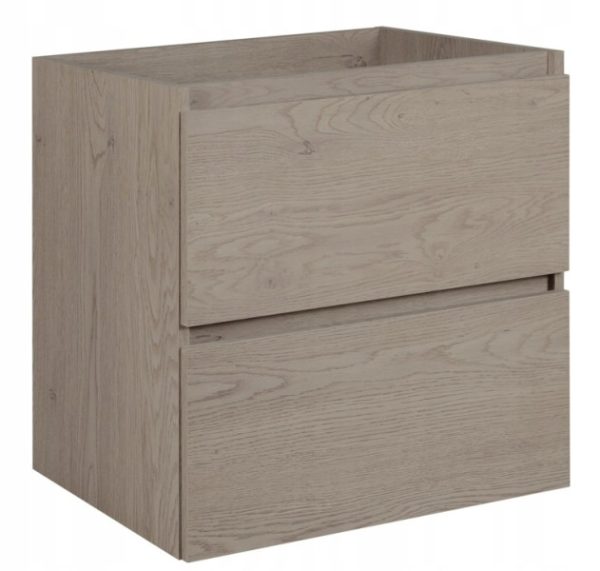 SIMPLE szafka łazienkowa pod umywalkę 60 cm dąb ciemny 382282