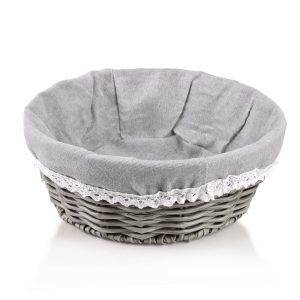 SINO Koszyk 23x23x9cm materiał koronka polirattan 795439