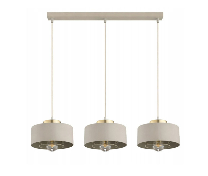 Sisu lampa wisząca 3xE27 beżowa 1022980