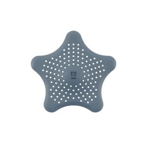 SITKO DO ODPŁYWU Starfish niebieskie GUMOWE z przyssawkami 521012
