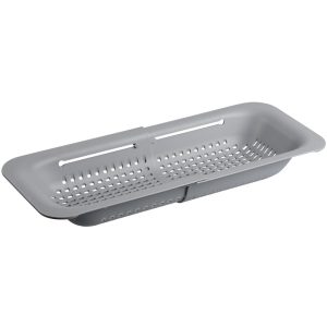 Sitko kuchenne do zlewu KESPER, plastikowy, 36,2 x 20,2 x 6,5 cm, szary 959665 Sitko kuchenne do zlewu KESPER, plastikowy, 36,2 x 20,2 x 6,5 cm, szary 959665