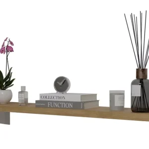 Skandynawska półka ścienna biały + dąb artisan – Avrix 702210 Skandynawska półka ścienna biały + dąb artisan – Avrix 702210