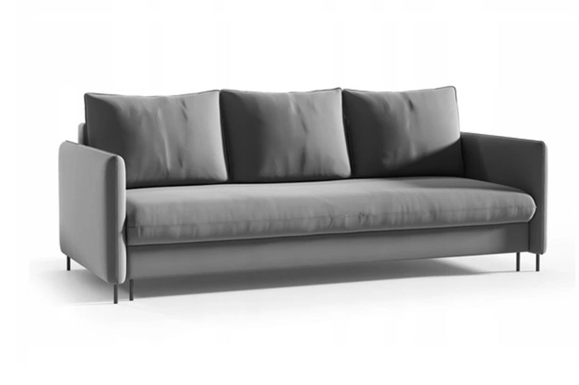 Skandynawska sofa do salonu BELIS - szary / R91 330168