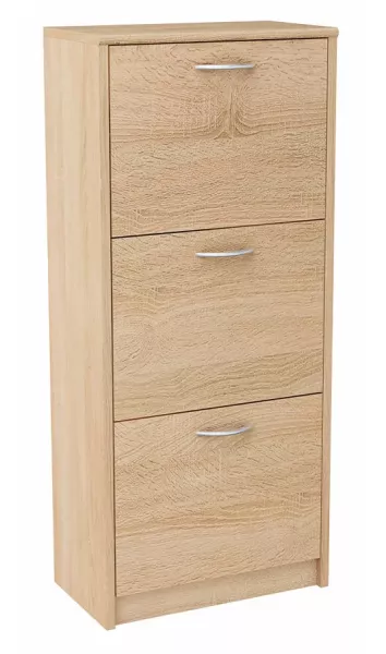 Skandynawska szafka na buty dąb sonoma - Luska 692291