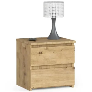 Skandynawska szafka nocna dąb artisan – Aveno 692304