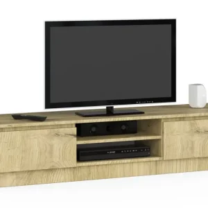 Skandynawska szafka RTV dąb artisan – Rivro 648766 Skandynawska szafka RTV dąb artisan – Rivro 648766