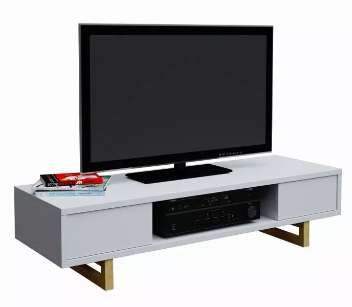 Skandynawska szafka RTV - Zerix 692428