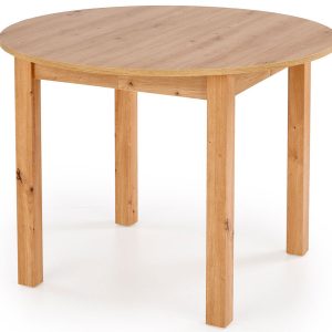 Skandynawski okrągły stół rozkładany dąb artisan – Tiren 326983