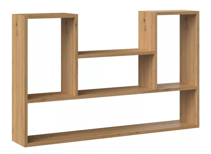 Skandynawski regał wiszący dąb artisan - Zeska 129973