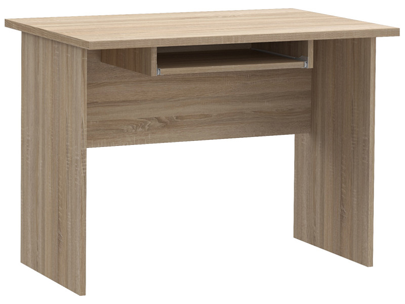 Skandynawskie biurko do komputera 100 cm dąb sonoma - Zeska 229006