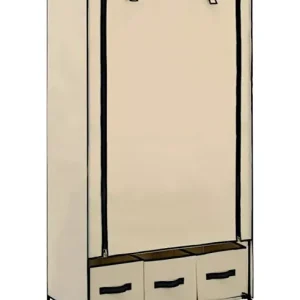 Składana materiałowa szafa kremowa – Vero 510062 Składana materiałowa szafa kremowa – Vero 510062
