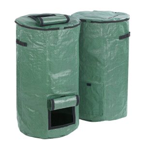 Składane kompostowniki ogrodowe, 2 x 125 l 222774 Składane kompostowniki ogrodowe, 2 x 125 l 222774