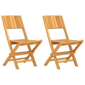 Składane krzesła ogrodowe, 2 szt., 47x61x90 cm, drewno tekowe 669517 Składane krzesła ogrodowe, 2 szt., 47x61x90 cm, drewno tekowe 669517