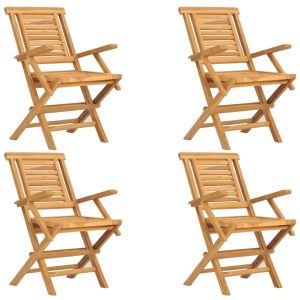 Składane krzesła ogrodowe, 4 szt., 56x63x90 cm, drewno tekowe 668319 Składane krzesła ogrodowe, 4 szt., 56x63x90 cm, drewno tekowe 668319