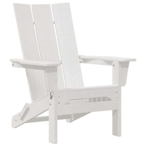 Składany fotel Adirondack Biały 80,5 x 74,5 x 92 cm HDPE 936296