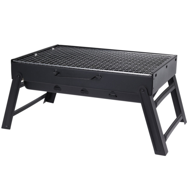Składany grill węglowy, prostokątny 1021766