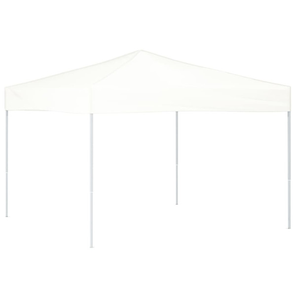 Składany namiot imprezowy, biały, 3x3 m 617407