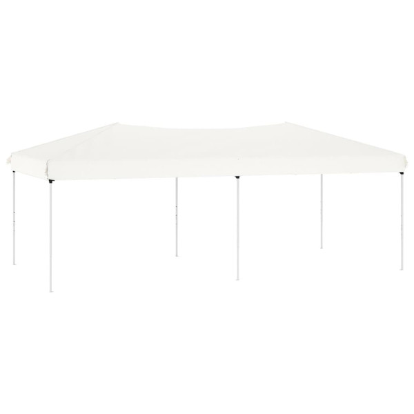 Składany namiot imprezowy, biały, 3x6 m 617270