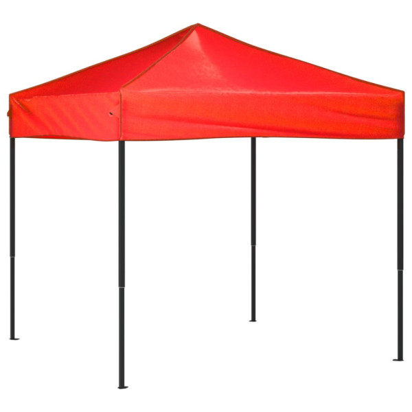Składany namiot imprezowy, czerwony, 2x2 m 617113