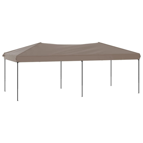 Składany namiot imprezowy, kolor taupe, 3x6 m 617404