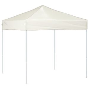 Składany namiot imprezowy, kremowy, 2×2 m 617349 Składany namiot imprezowy, kremowy, 2×2 m 617349