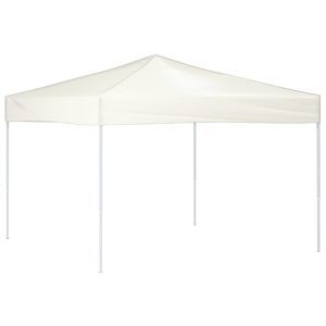 Składany namiot imprezowy, kremowy, 3×3 m 617336 Składany namiot imprezowy, kremowy, 3×3 m 617336