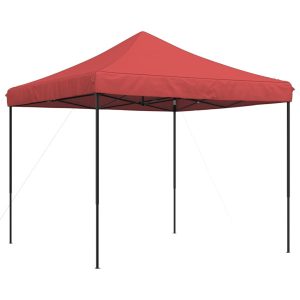 Składany namiot imprezowy pop-up, burgundowy, 292x292x315 cm 617597 Składany namiot imprezowy pop-up, burgundowy, 292x292x315 cm 617597