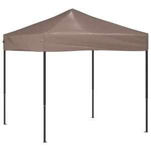 Składany namiot imprezowy, taupe, 2×2 m 617227 Składany namiot imprezowy, taupe, 2×2 m 617227