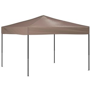 Składany namiot imprezowy, taupe, 3×3 m 617177 Składany namiot imprezowy, taupe, 3×3 m 617177