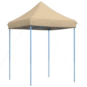 Składany namiot imprezowy typu pop-up, beżowy, 200x200x306 cm 617488 Składany namiot imprezowy typu pop-up, beżowy, 200x200x306 cm 617488