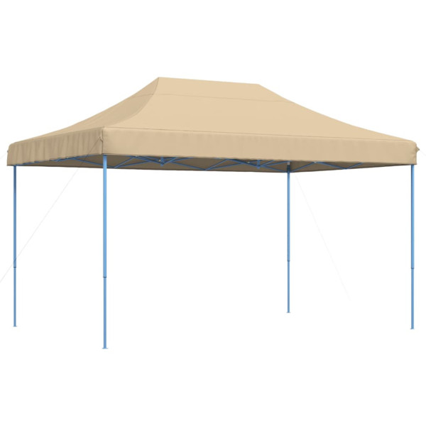 Składany namiot imprezowy typu pop-up, beżowy, 440x292x315 cm 617459