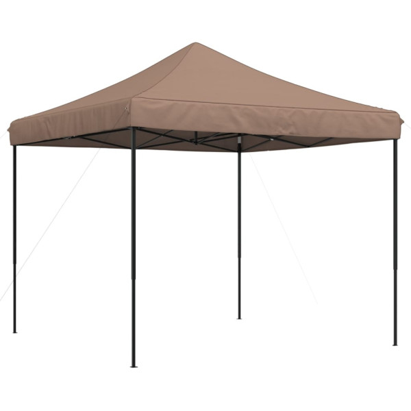Składany namiot imprezowy typu pop-up, brązowy, 292x292x315 cm 617482