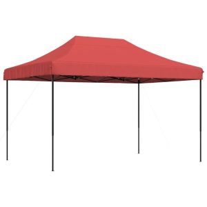 Składany namiot imprezowy typu pop-up, burgund, 410x279x315 cm 617478 Składany namiot imprezowy typu pop-up, burgund, 410x279x315 cm 617478