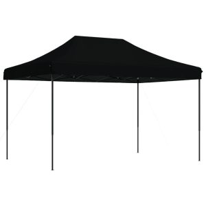 Składany namiot imprezowy typu pop-up, czarny, 410x279x315 cm 617522 Składany namiot imprezowy typu pop-up, czarny, 410x279x315 cm 617522