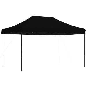 Składany namiot imprezowy typu pop-up, czarny, 440x292x315 cm 617468 Składany namiot imprezowy typu pop-up, czarny, 440x292x315 cm 617468