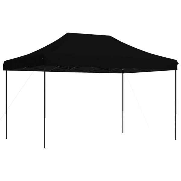 Składany namiot imprezowy typu pop-up, czarny, 440x292x315 cm 617468