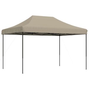 Składany namiot imprezowy typu pop-up, taupe, 410x279x315 cm 617463 Składany namiot imprezowy typu pop-up, taupe, 410x279x315 cm 617463