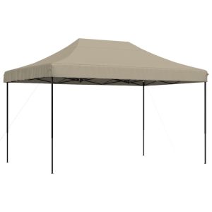Składany namiot imprezowy typu pop-up, taupe, 440x292x315 cm 617591 Składany namiot imprezowy typu pop-up, taupe, 440x292x315 cm 617591