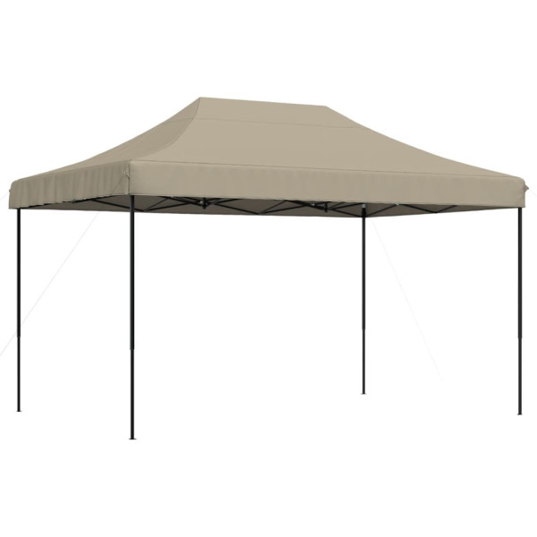 Składany namiot imprezowy typu pop-up, taupe, 440x292x315 cm 617591