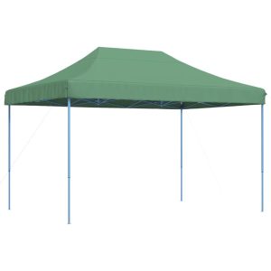 Składany namiot imprezowy typu pop-up, zielony, 410x279x315 cm 617577 Składany namiot imprezowy typu pop-up, zielony, 410x279x315 cm 617577