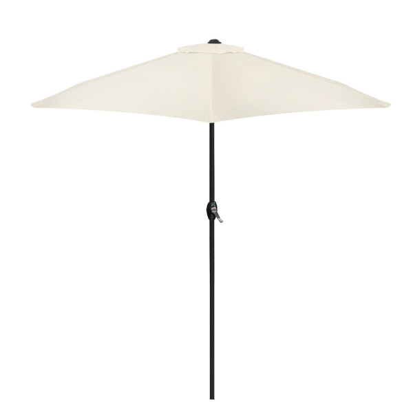 Składany parasol ogrodowy balkonowy regulowany 210 cm beżowy 436831