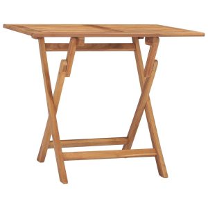 Składany stół ogrodowy, 90x60x75 cm, lite drewno tekowe 630565 Składany stół ogrodowy, 90x60x75 cm, lite drewno tekowe 630565