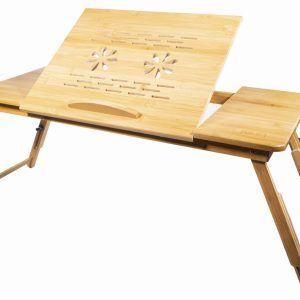 Składany stolik bambusowy 90×34,5×32,3 cm z trzema blatami x6 1009407 Składany stolik bambusowy 90×34,5×32,3 cm z trzema blatami x6 1009407