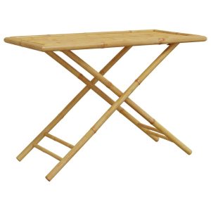 Składany stolik ogrodowy, 110x55x75 cm, bambusowy 630534 Składany stolik ogrodowy, 110x55x75 cm, bambusowy 630534