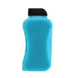 Skrobak z gąbką silikonowy niebieski zbiornik na detergent 622808 Skrobak z gąbką silikonowy niebieski zbiornik na detergent 622808