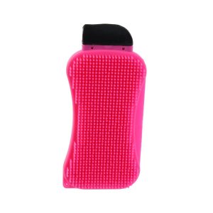Skrobak z gąbką silikonowy różowy zbiornik na detergent 622803 Skrobak z gąbką silikonowy różowy zbiornik na detergent 622803