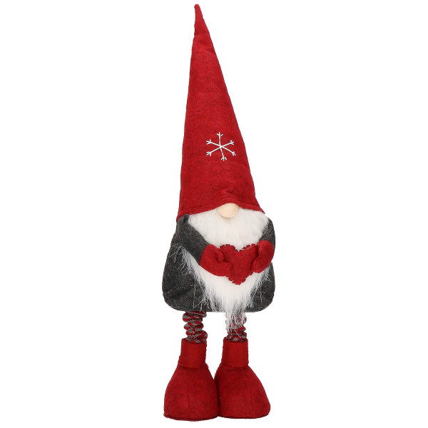 Skrzat 50-70 cm krasnal świąteczny na teleskopowych nóżkach 373588