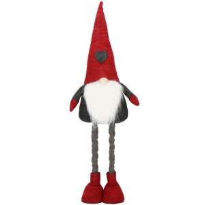 Skrzat 50-70cm krasnal świąteczny na teleskopowych nóżkach 373589 Skrzat 50-70cm krasnal świąteczny na teleskopowych nóżkach 373589