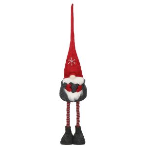 Skrzat 60-80 cm krasnal świąteczny na teleskopowych nóżkach 347612 Skrzat 60-80 cm krasnal świąteczny na teleskopowych nóżkach 347612